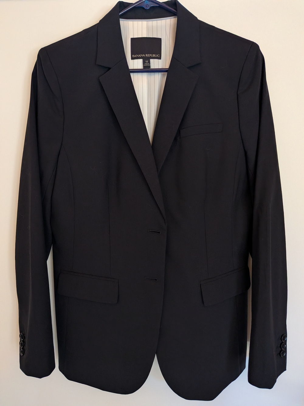 Banana Republic Women's Black Tailored Blazer